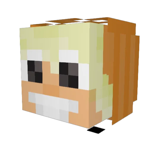 JasaTheFirst Minecraft avatar head, 3D render