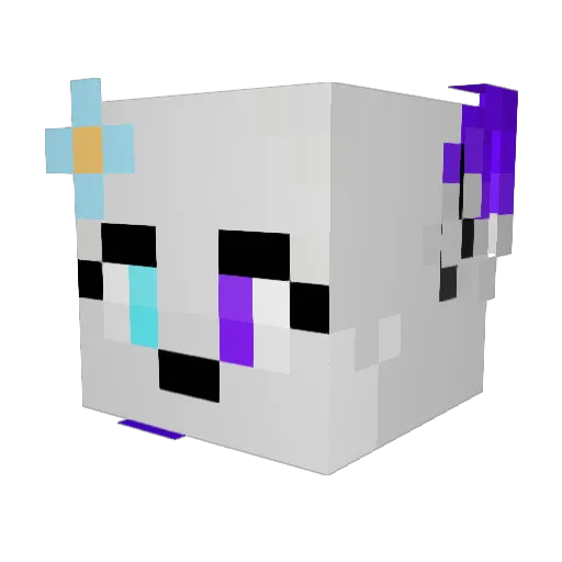 Jascos Minecraft avatar head, 3D render