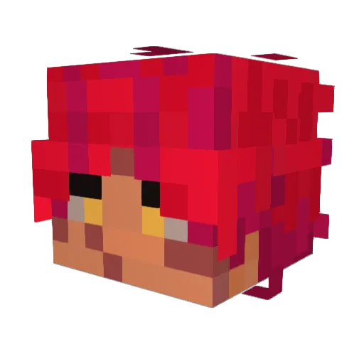 JashintheDango Minecraft avatar head, 3D render