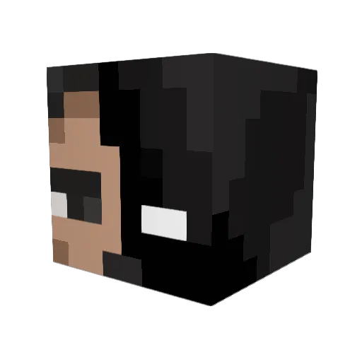 Jasiecki Minecraft avatar head, 3D render