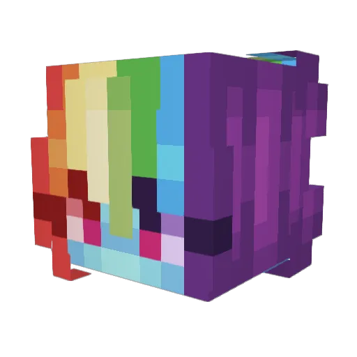 Jasinop_ Minecraft avatar head, 3D render