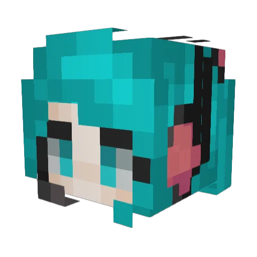 Jaskyla Minecraft avatar head, 3D render