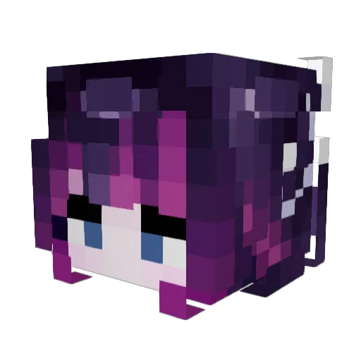 Jasmin_Chan Minecraft avatar head, 3D render