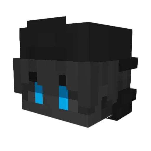 Jasmine2206 Minecraft avatar head, 3D render