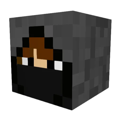 Jaso2000 Minecraft avatar head, 3D render