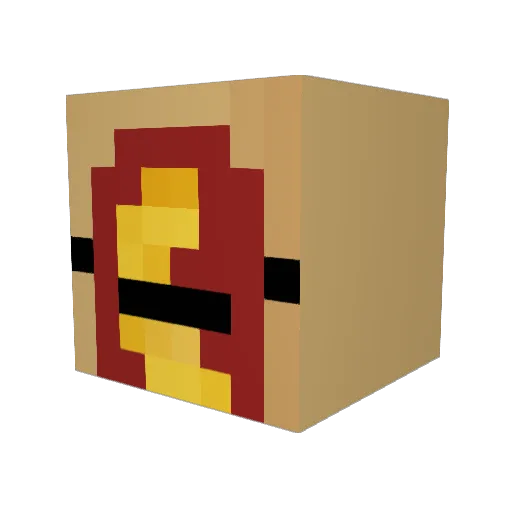 Jaso_Master Minecraft avatar head, 3D render