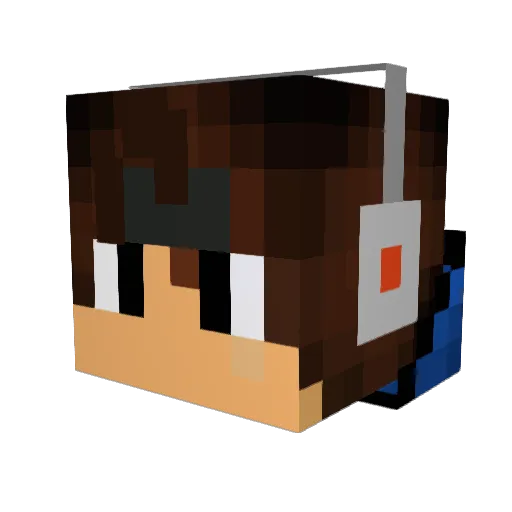 Jason0418 Minecraft avatar head, 3D render