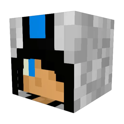 Jason123665 Minecraft avatar head, 3D render