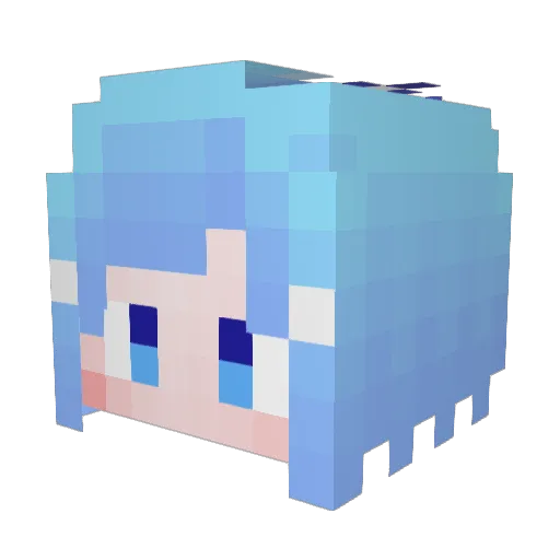 Jason56569 Minecraft avatar head, 3D render