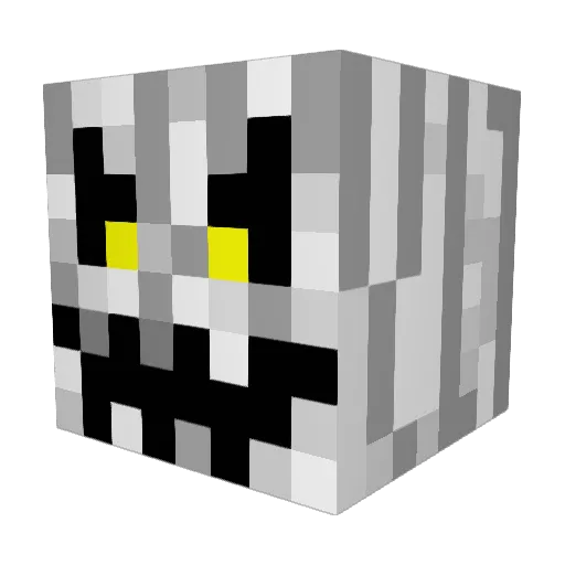 JasonCat25 Minecraft avatar head, 3D render