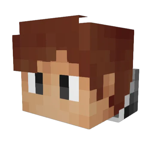 JasonChampion Minecraft avatar head, 3D render