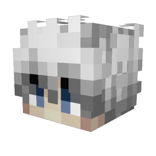 JasonDaza Minecraft avatar head, 3D render