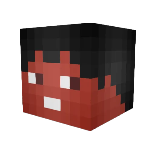 JasonMB Minecraft avatar head, 3D render