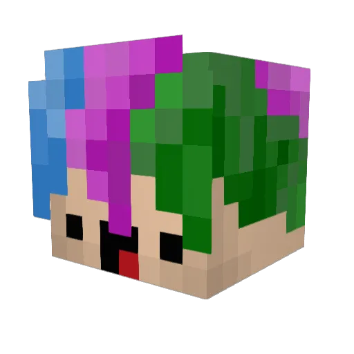 JasonMagKekse Minecraft avatar head, 3D render