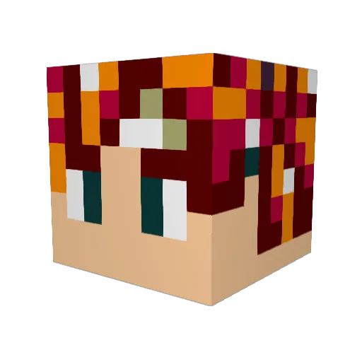 JasonRogers Minecraft avatar head, 3D render