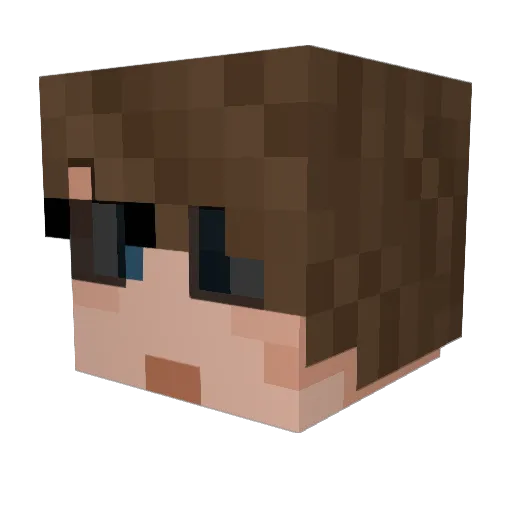 JasonRules2500 Minecraft avatar head, 3D render