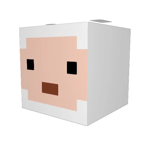 JasonTrollzer Minecraft avatar head, 3D render