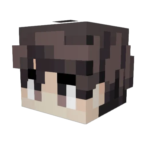 JasonUmad Minecraft avatar head, 3D render