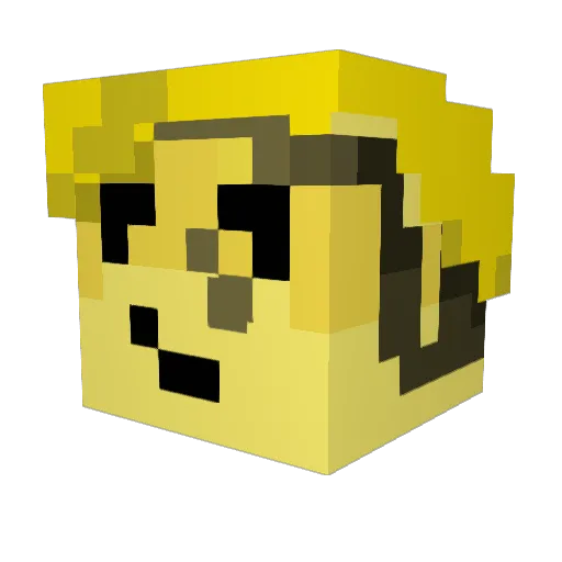 Jason_Jaku Minecraft avatar head, 3D render