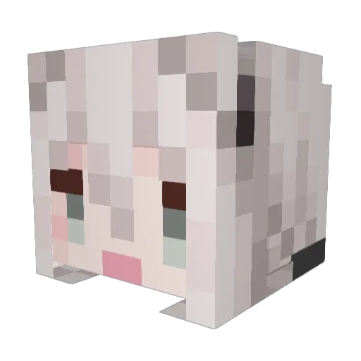Jason_New Minecraft avatar head, 3D render