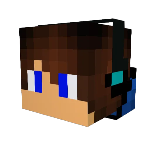 Jasonpark1023 Minecraft avatar head, 3D render