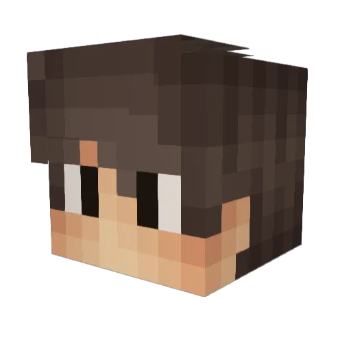 JaspErki Minecraft avatar head, 3D render