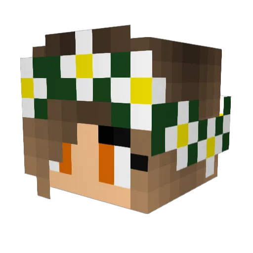 Jasper1218 Minecraft avatar head, 3D render