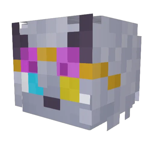 Jasper245 Minecraft avatar head, 3D render