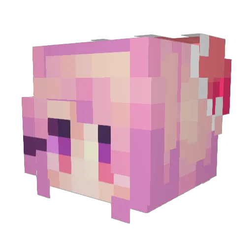 Jasper72 Minecraft avatar head, 3D render