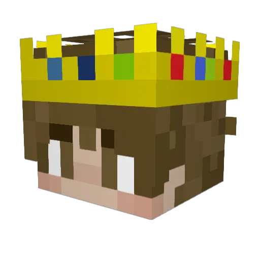 JasperBigMan Minecraft avatar head, 3D render