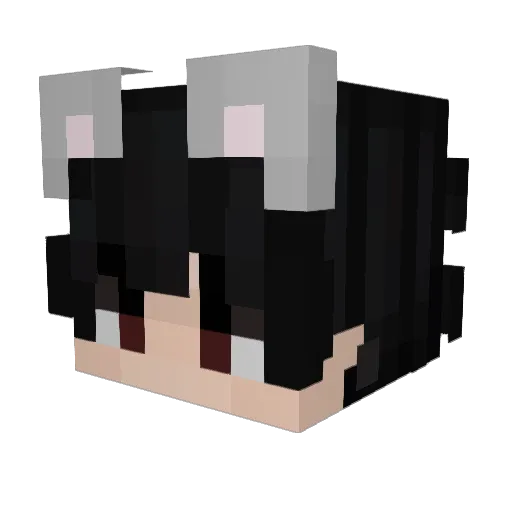 JasperJi Minecraft avatar head, 3D render