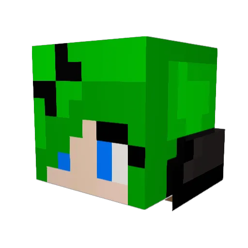 JasperShadows Minecraft avatar head, 3D render