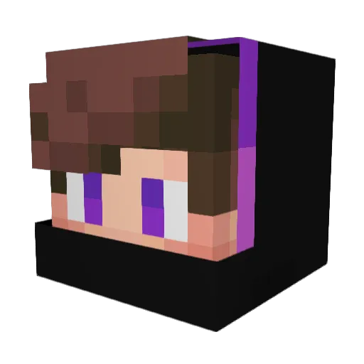 Jasperdewit Minecraft avatar head, 3D render