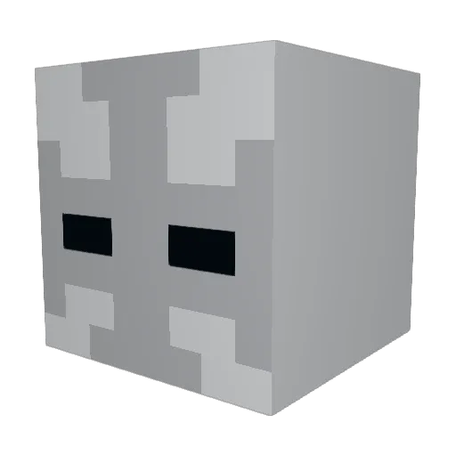 Jasperfishead Minecraft avatar head, 3D render