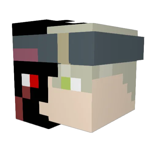JaspergeXD Minecraft avatar head, 3D render