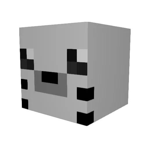 JaspersPetSeal Minecraft avatar head, 3D render