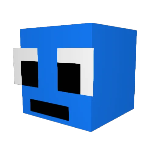 Jasperter Minecraft avatar head, 3D render