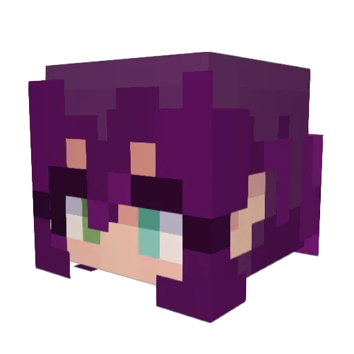 JaspysPlace Minecraft avatar head, 3D render