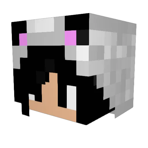 Jasse01 Minecraft avatar head, 3D render