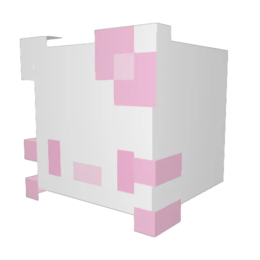 Jassumissu Minecraft avatar head, 3D render
