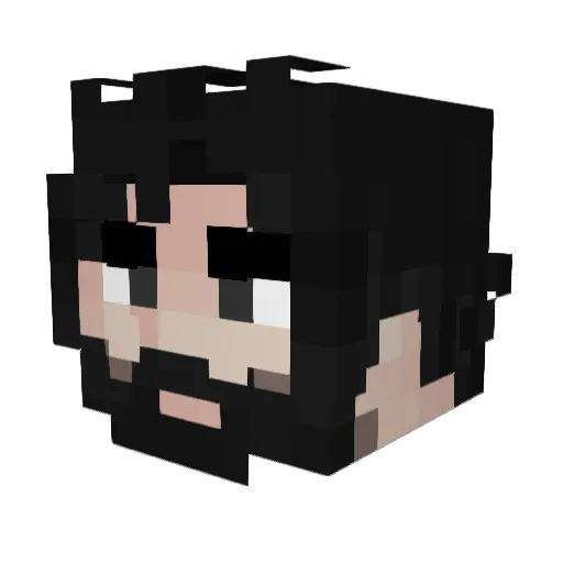 Jastorn Minecraft avatar head, 3D render