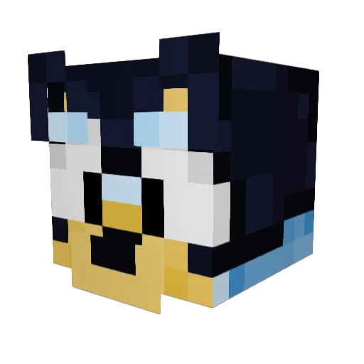 Jasuk2943 Minecraft avatar head, 3D render
