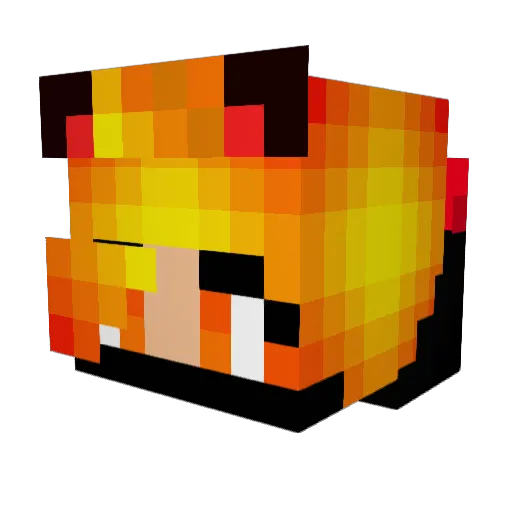 Jaszzy2002 Minecraft avatar head, 3D render