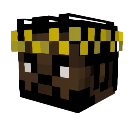 Jatinyy Minecraft avatar head, 3D render