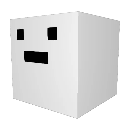 Jatonix Minecraft avatar head, 3D render