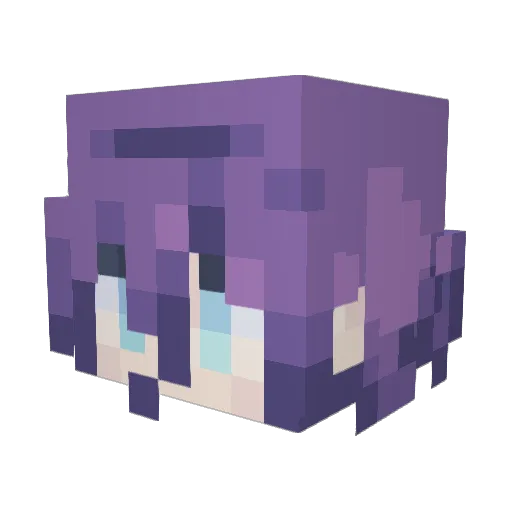 Jaurstus Minecraft avatar head, 3D render