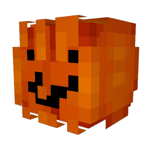 JavaJeopardy Minecraft avatar head, 3D render