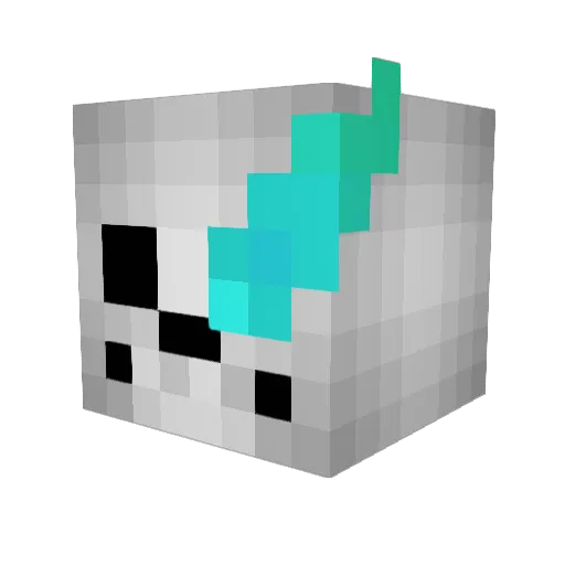 JavaNotMocha Minecraft avatar head, 3D render