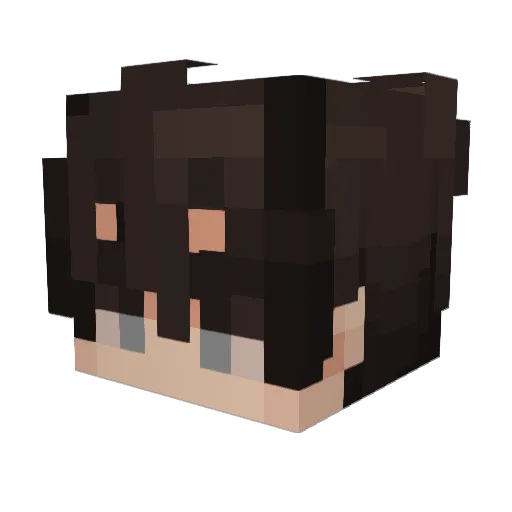 JavaSipper Minecraft avatar head, 3D render