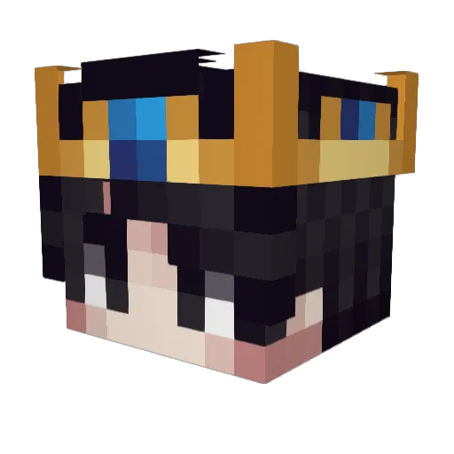 Javak93 Minecraft avatar head, 3D render